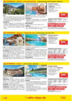 Netto Reisen Prospekt 	 ab 26.03.2026 gültig | Seite: 14 | Produkte: Kosmetikspiegel, Bad, Uhr, TV