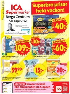 ICA Supermarket - Linköping - Förhandsvisning av reklamblad från butik ICA Supermarket aktuell från 16.03.2026