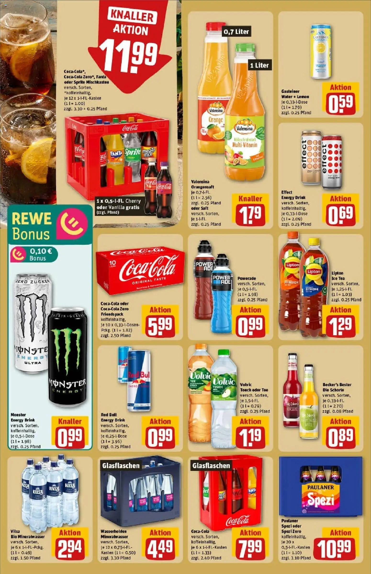 Rewe prospekt Bad Zwischenahn	 – gültig ab 26.10.2025 | Seite: 18 | Produkte: Volvic touch, Orangensaft, Mineralwasser, Monster