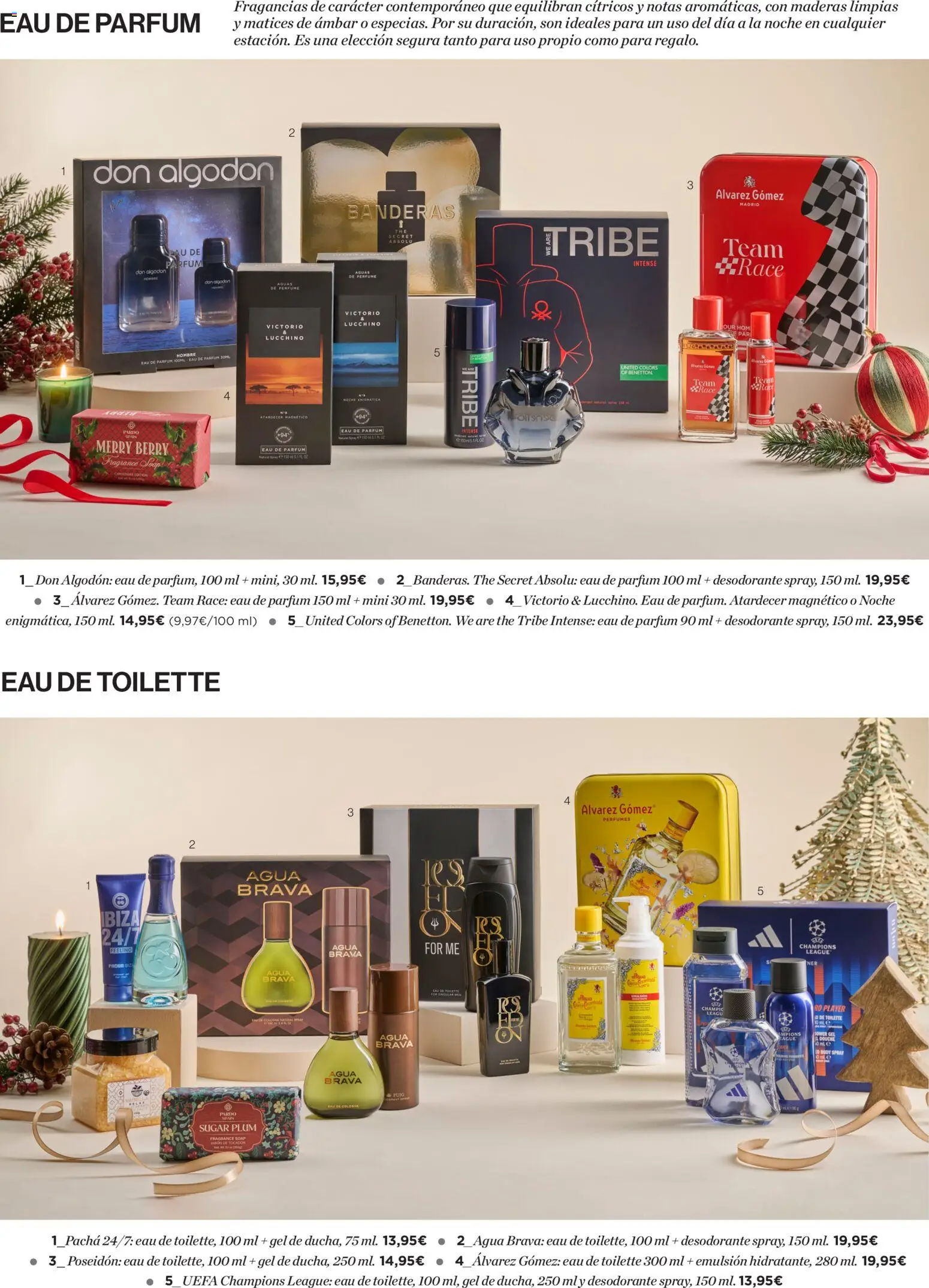 El Corte Inglés ofertas │ válido desde el 04.12.2025 | Página: 6 | Productos: Jabón, Desodorante, Body, Eau de parfum