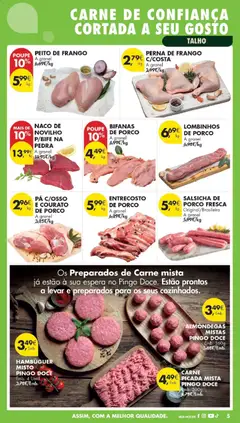 Pré-visualização PEITO DE FRANGO, A granel válido de 07.04.2026 | Página: 5 | Produtos: Peito de frango, Frango, Carne picada, Carne