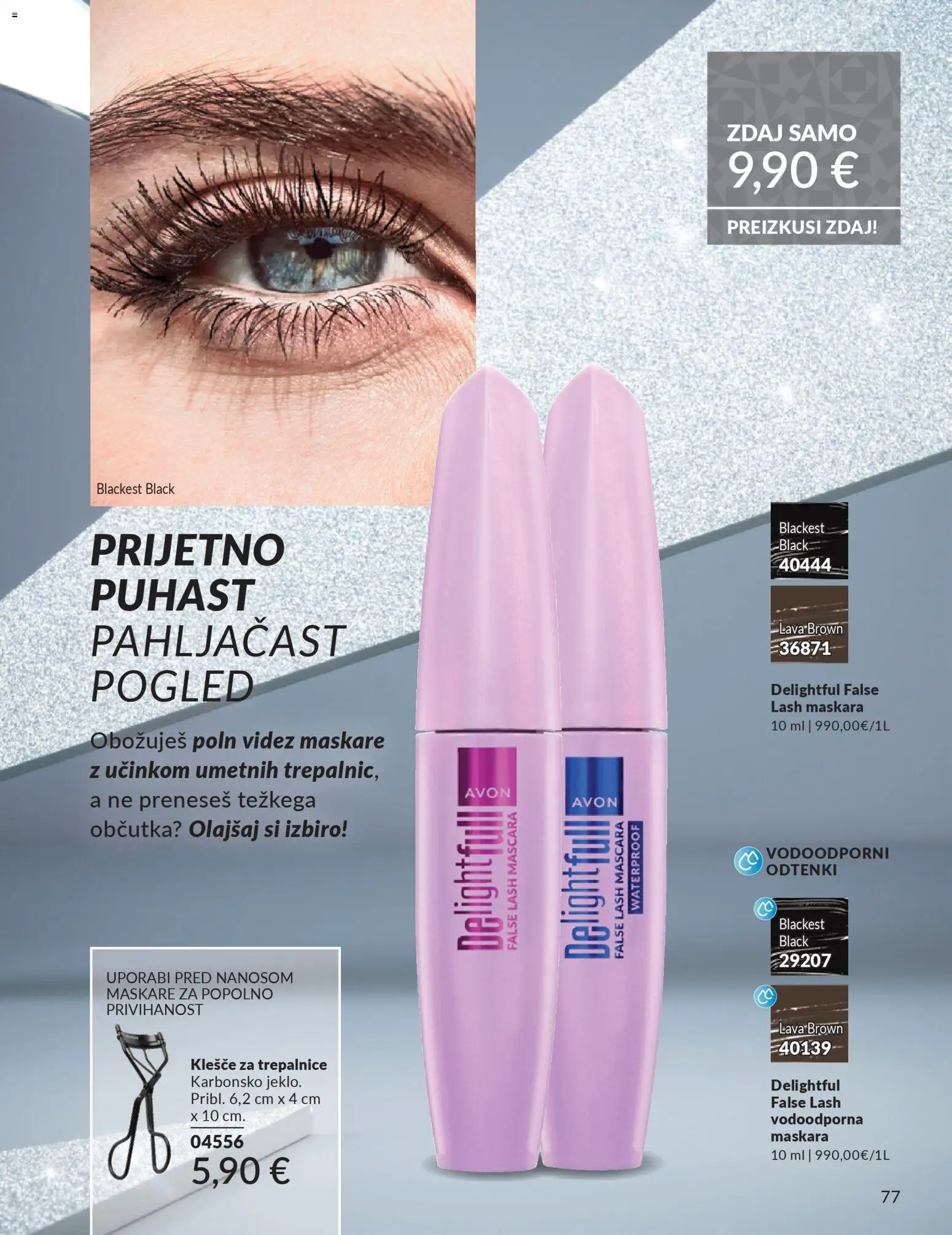 Novi Avon katalog ponudbe – veljaven od 01.10.2025 | Stran: 77 | Izdelki: Maskara
