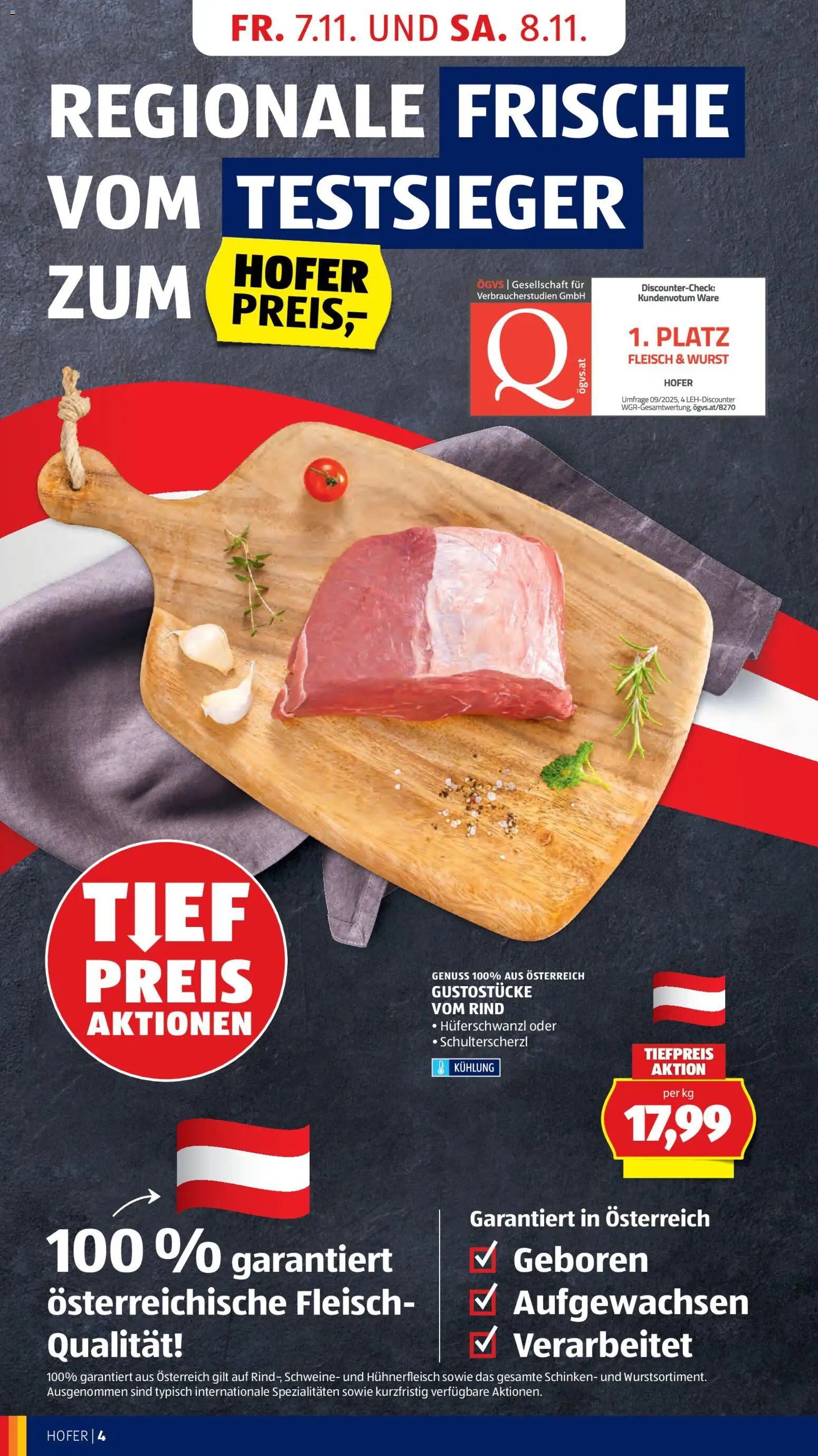 Hofer AT akciós ujság - amely érvényes a következő dátumtól: 07.11.2025 | Oldal: 6