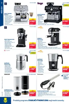 Makro leták - Měsíc kávy od 10.09.2025 | Strana: 10 | Produkty: Pákový kávovar, Šlehač, Cappuccino, LED