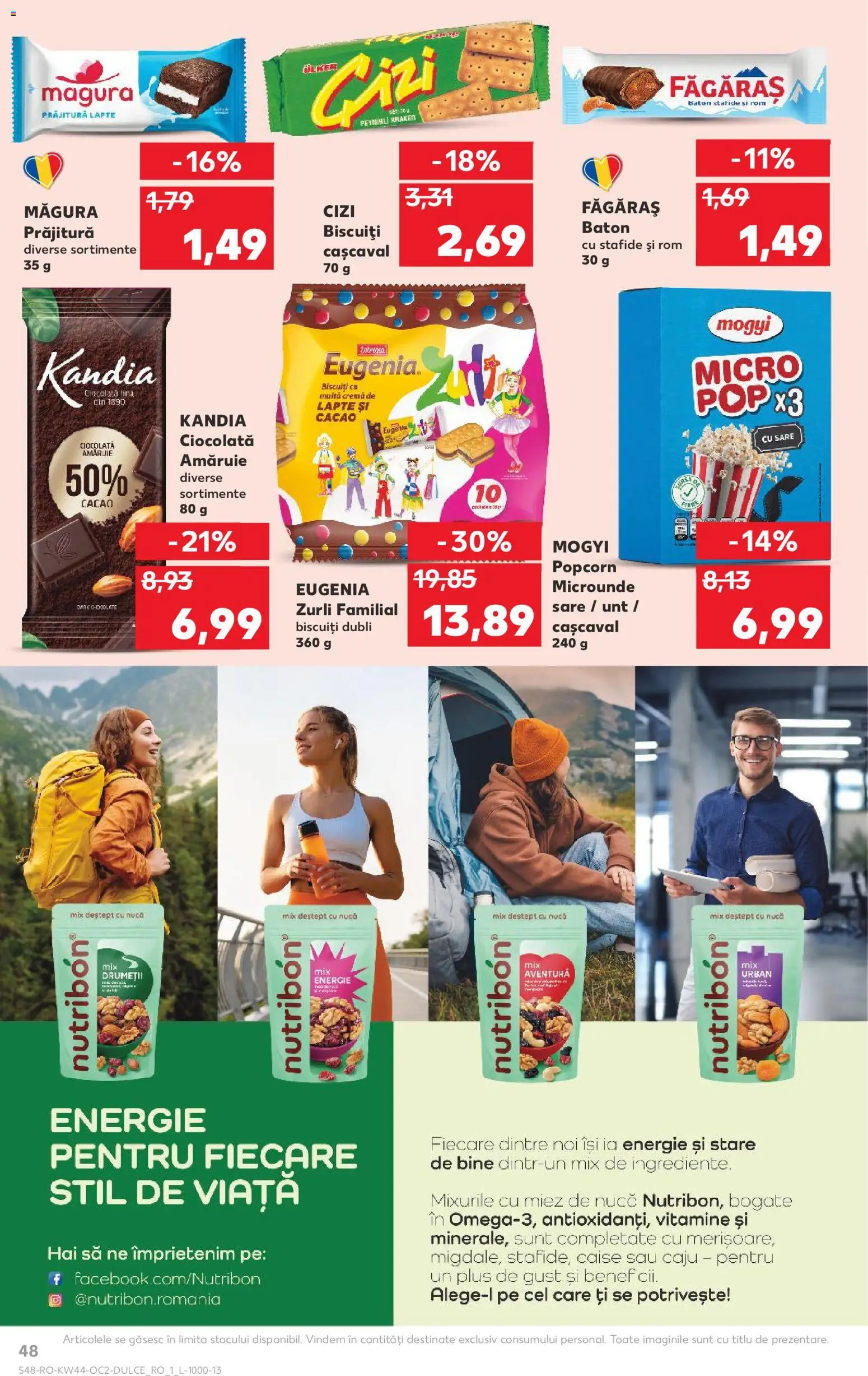 Kaufland RO akciós ujság - amely érvényes a következő dátumtól: 29.10.2025 | Oldal: 48 | Termékek: Popcorn