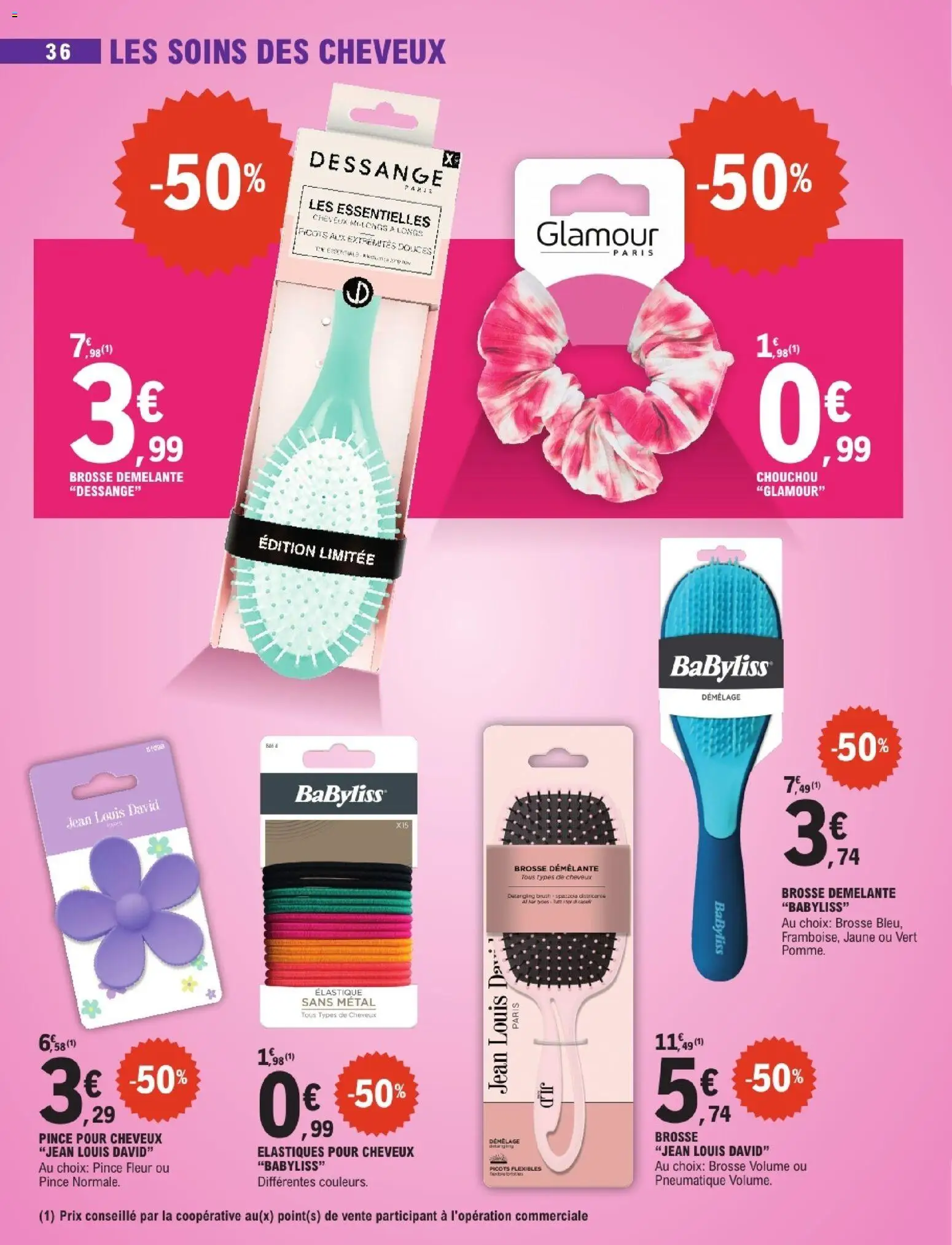 {H1} | Page: 36 | Produits: Chouchou, Brosse, Élastiques