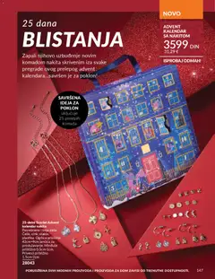 AVON Black Friday - pregled AVON kataloga - važi od 01.11.2025 | Strana: 147 | Proizvode: Advent kalendar