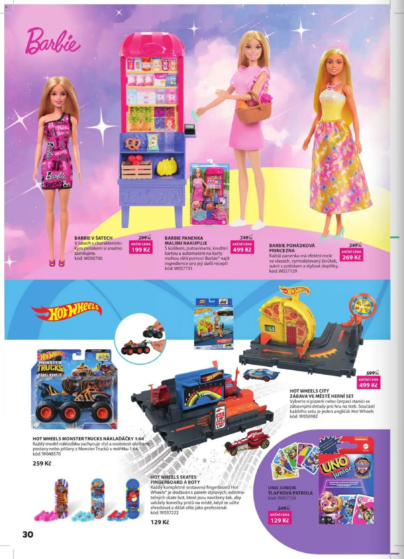 Wiky katalog od 01.04.2026 | Strana: 30 | Produkty: Tlapková patrola, Monster, Fingerboard, Malibu
