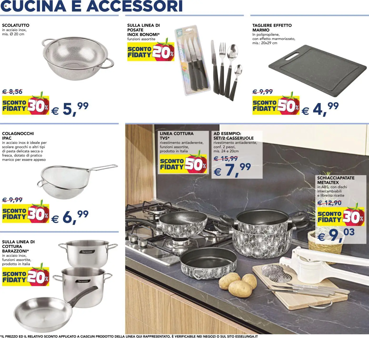 Volantino Esselunga S del 29.12.2025 | Pagina: 15 | Prodotti: Posate, Pasta, Tagliere, Gnocchi