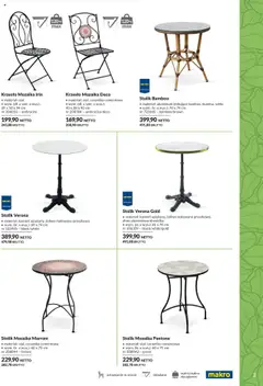 Pogląd oferty "Makro Gazetka - Meble i grille" - ważna od 01.01.2025 | Strona: 3 | Produkty: Krzesło
