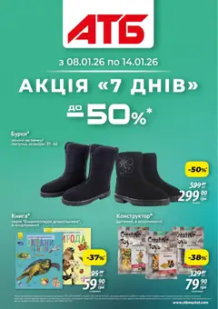 АТБ акції дійснийкції з 08.01.2026