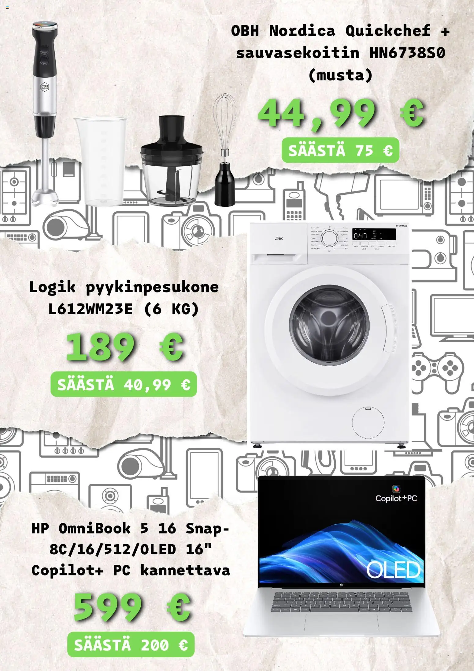 Gigantti - Black Friday – voimassa 14.11.2025 alkaen | Sivu: 6 | Tuotteet: Sauvasekoitin, PC