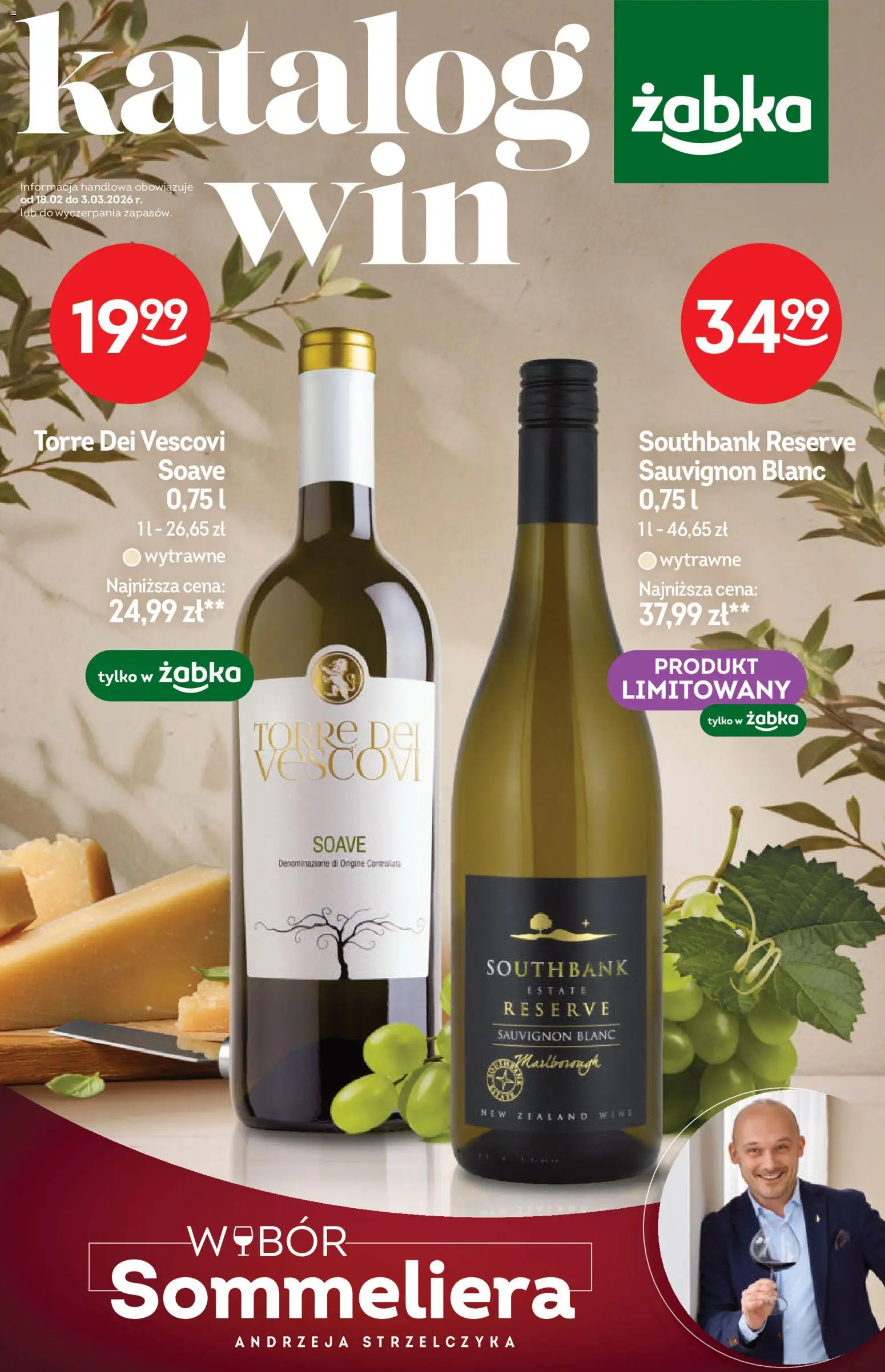 Żabka Gazetka - Katalog win od 18.02.2026 | Strona: 1