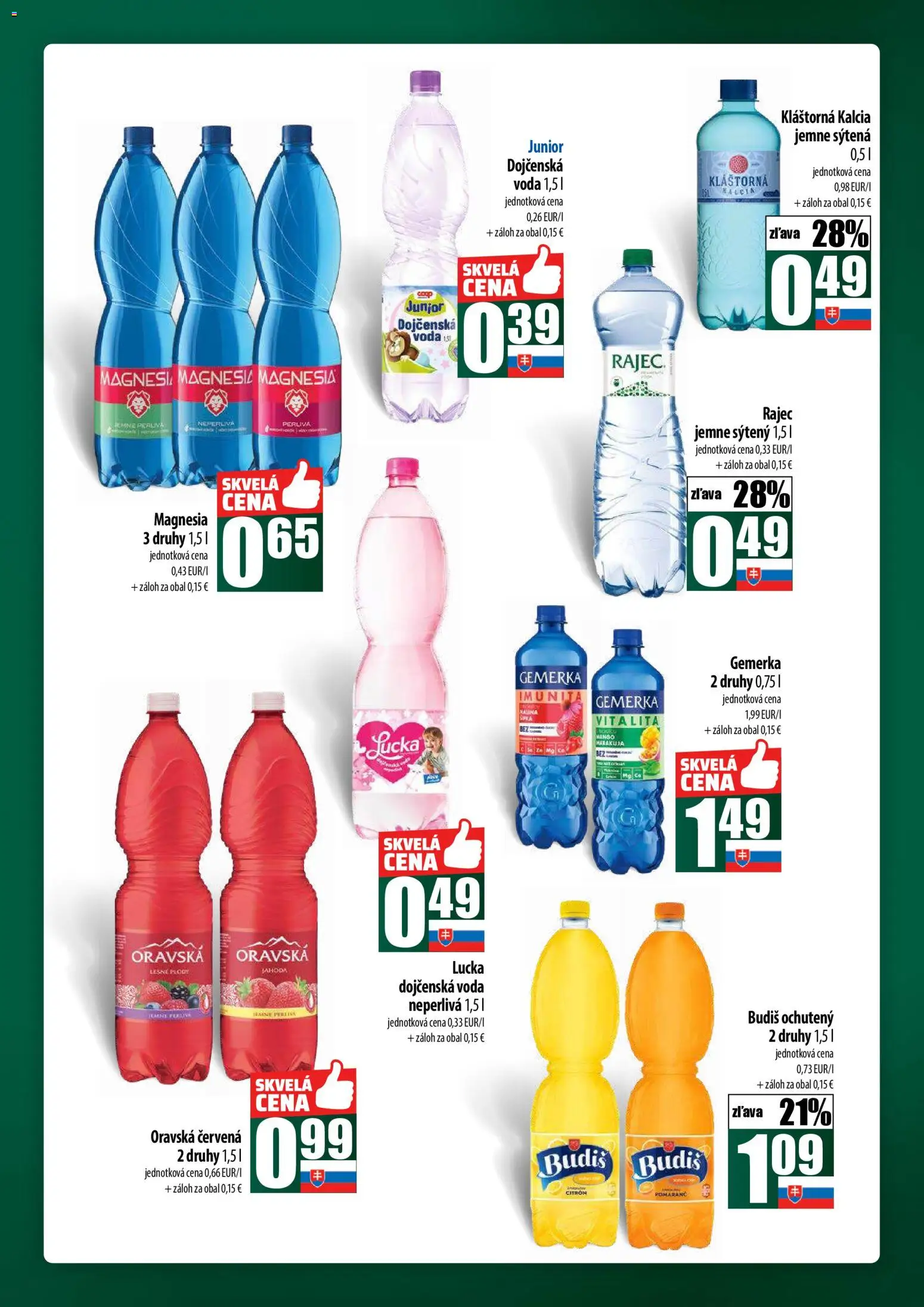 Nové COOP Jednota akcie – leták je platný od 27.11.2025 | Strana: 51 | Produkty: Rajec, Lucka, Magnesia, Gemerka