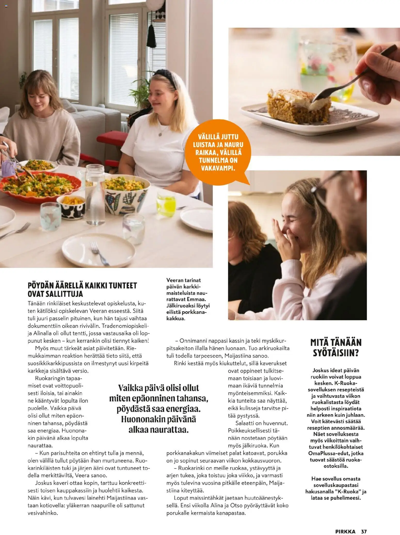 K-Market - Pirkka – voimassa 05.11.2025 alkaen | Sivu: 37 | Tuotteet: Porkkana, Salaatti