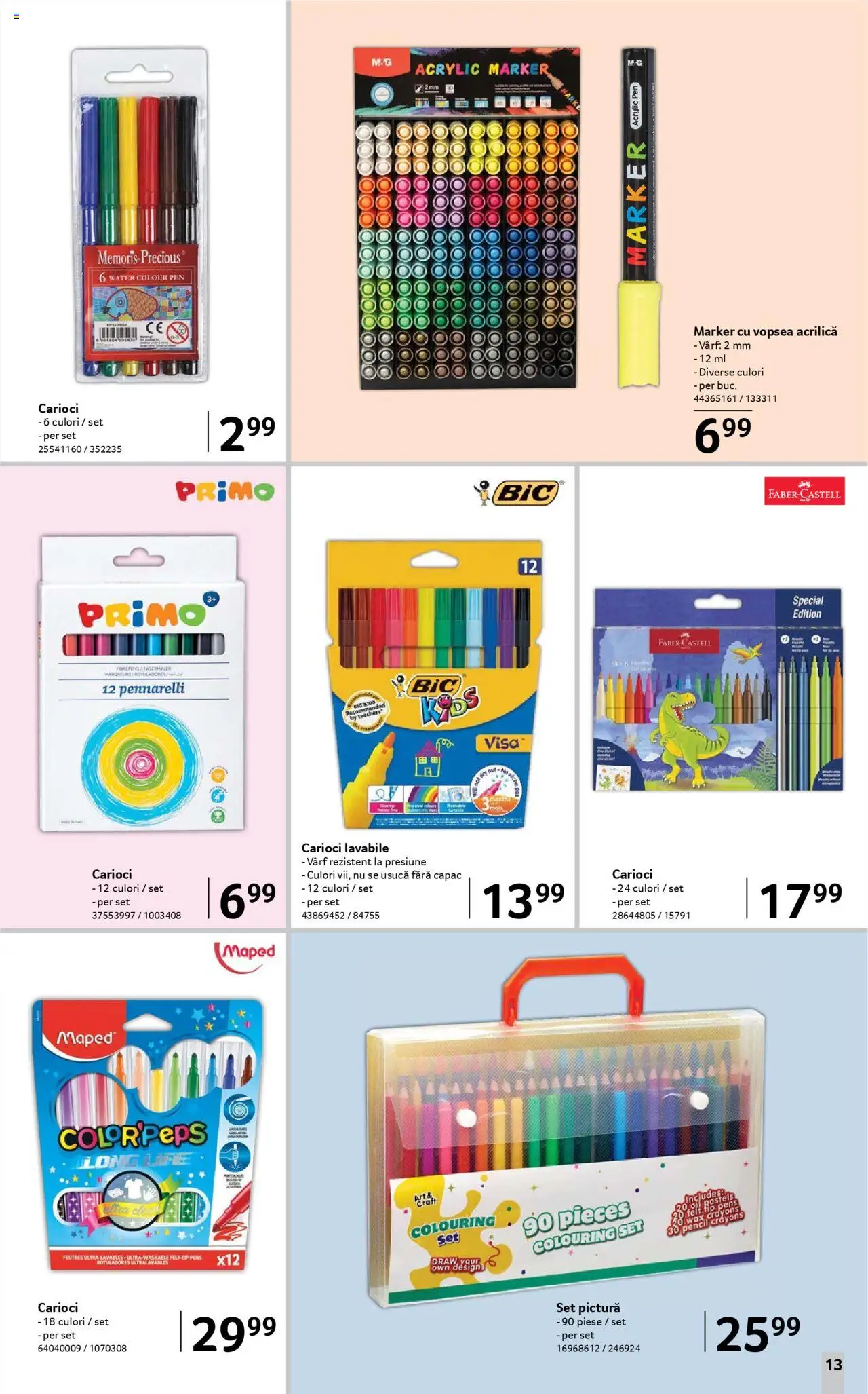 Catalog Selgros - Școala  – valabil de la 08.08.2025 | Pagină: 13 | Produse: Vopsea