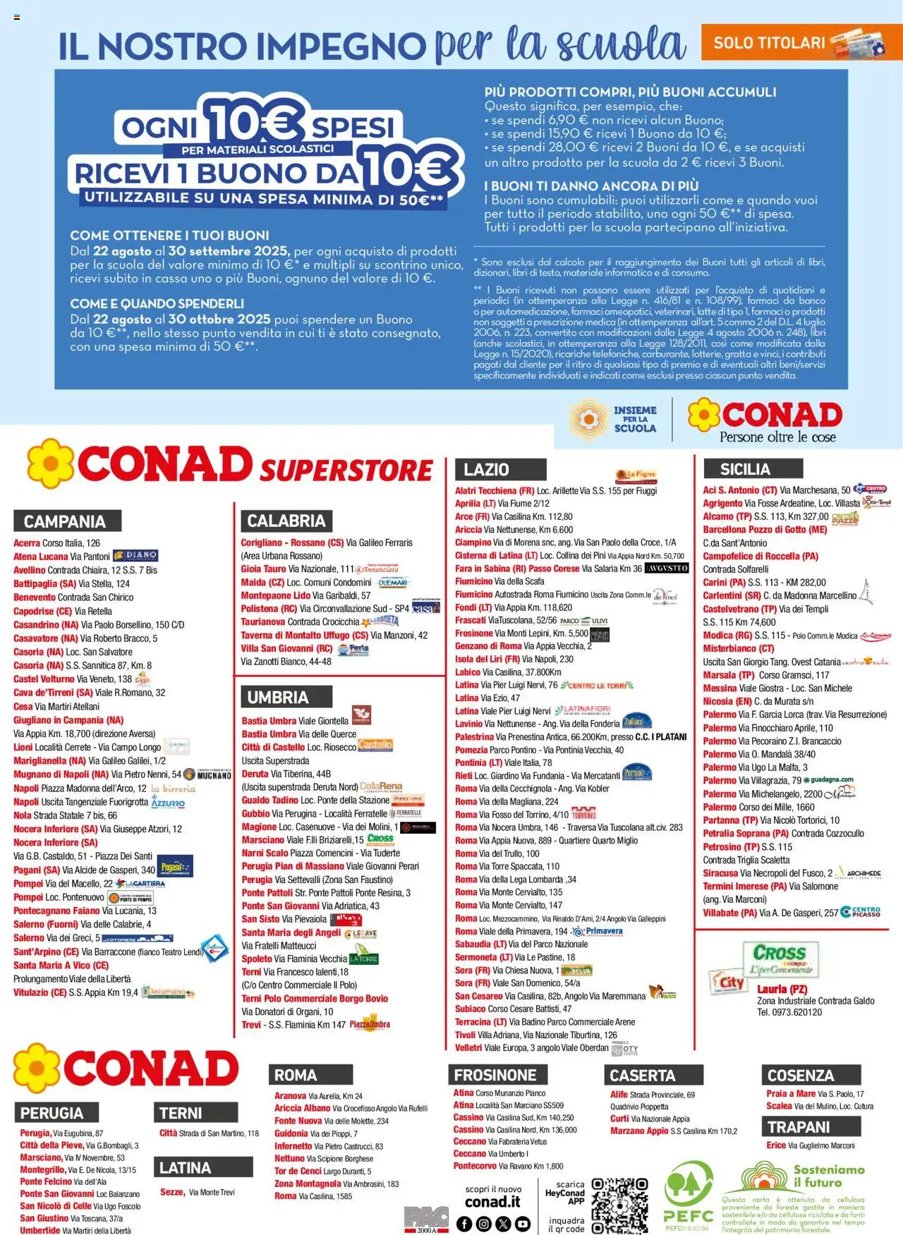 Volantino Conad del 22.08.2025 | Pagina: 12 | Prodotti: Scaletta, Latte, Polo