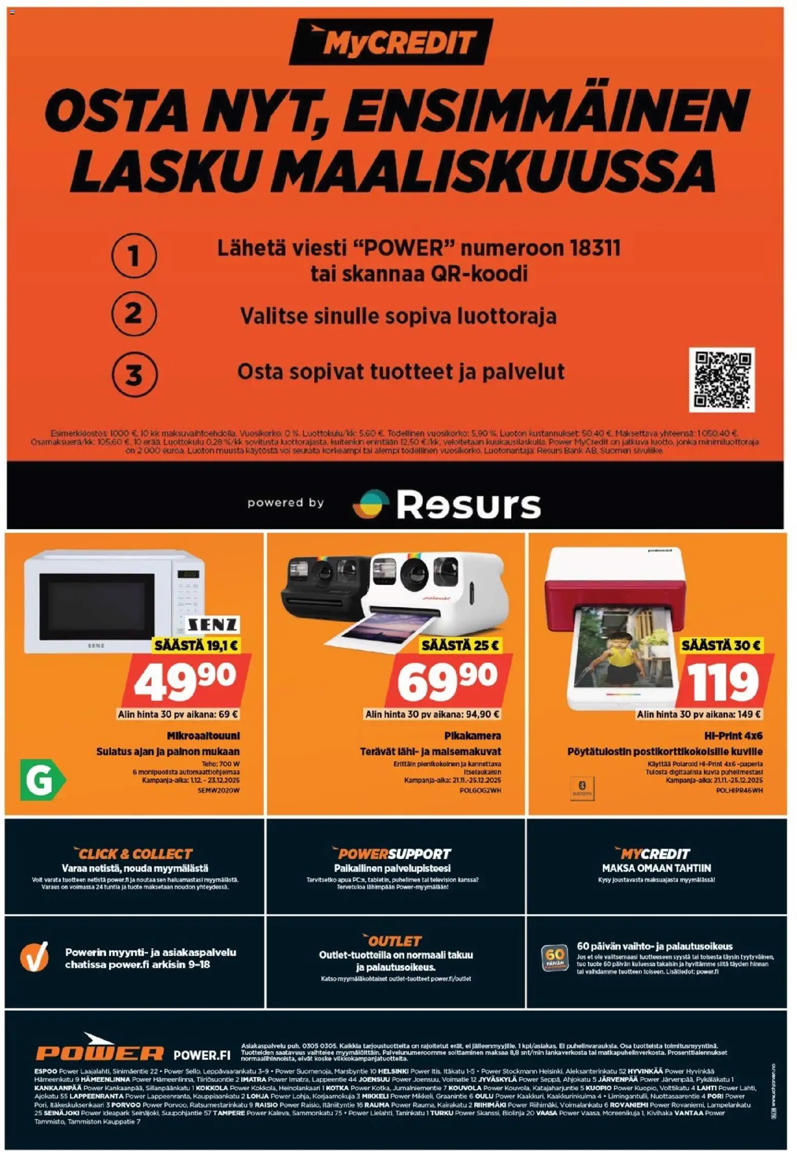 Power tarjoukset – voimassa 15.12.2025 alkaen | Sivu: 25 | Tuotteet: Mikroaaltouuni