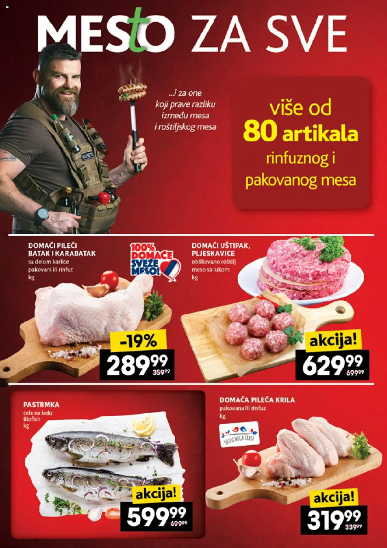 Idea katalog - važi od 21.08.2025 | Strana: 10 | Proizvode: Pastrmka, Pljeskavice, Roštilj
