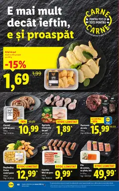 Ofertele Lidl valabile de la 03.11.2025 | Pagină: 40 | Produse: Grill, Hacıyatmaz Kedi Oyuncağı, Porumb, Cârnați