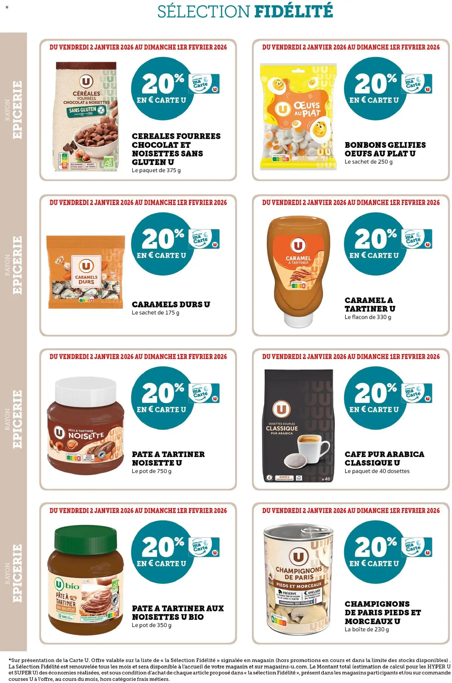 {H1} | Page: 8 | Produits: Mais, Œufs, Café, Céréales