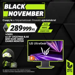 Best Byte Black Friday - amely érvényes a következő dátumtól: 14.11.2025