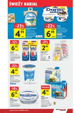 Pogląd oferty "Intermarche Gazetka" - ważna od 30.10.2025 | Strona: 29 | Produkty: Czekolady, Serek, Jogurt pitny, Jogurt naturalny