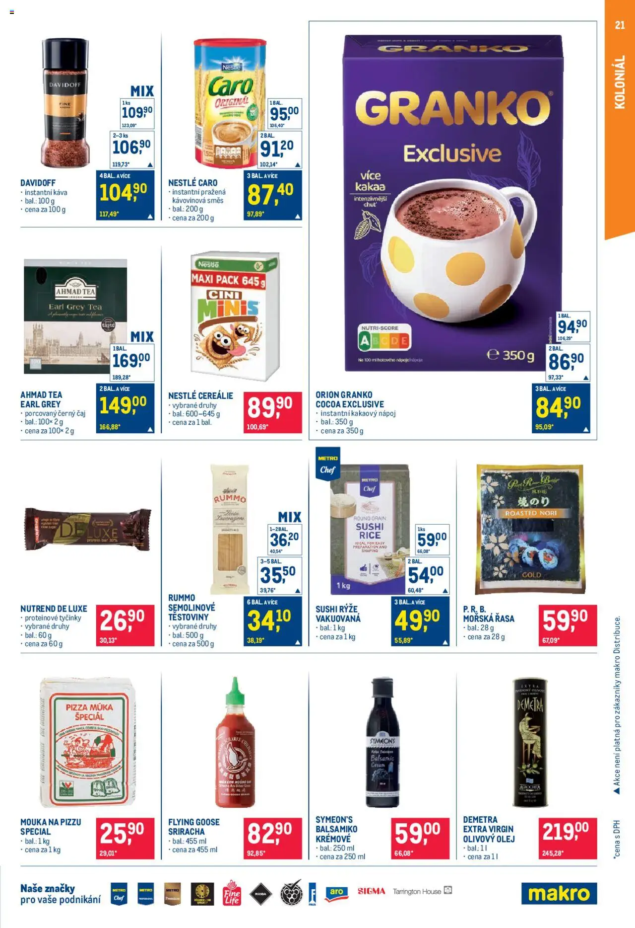 Makro leták - Pro milovníky jídla od 10.09.2025 | Strana: 21 | Produkty: Rýže, Deluxe, Mouka, Protein