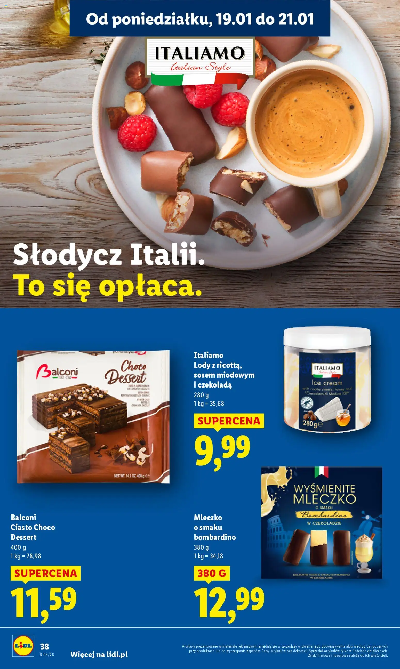 Lidl Gazetka od 19.01.2026 | Strona: 38