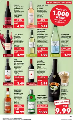 Kaufland DE - DE Folder Hannover - Voorbeeld van een folder van Kaufland DE, geldig van 15.01.2026 | Pagina: 35 | Producten: Gin