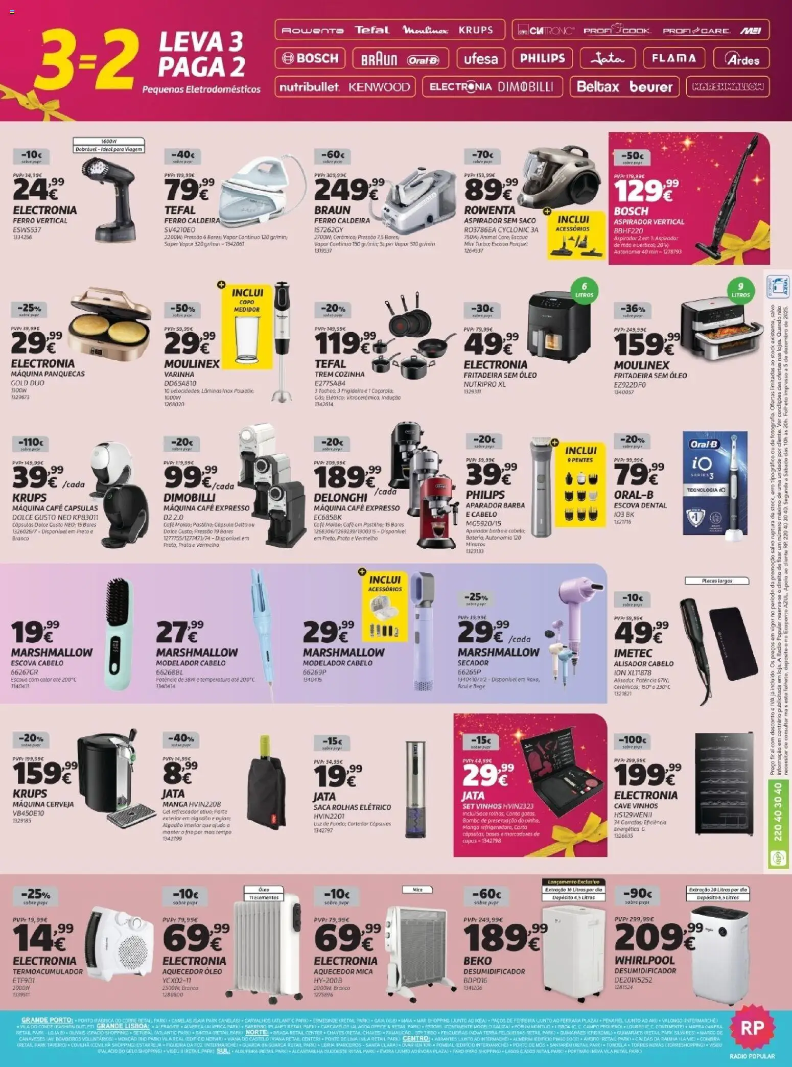 Radio Popular - Estamos contigo com os últimos presentes │ válido de 16.12.2025 | Página: 4 | Produtos: Cortador, Secador, Aspirador, Aparador