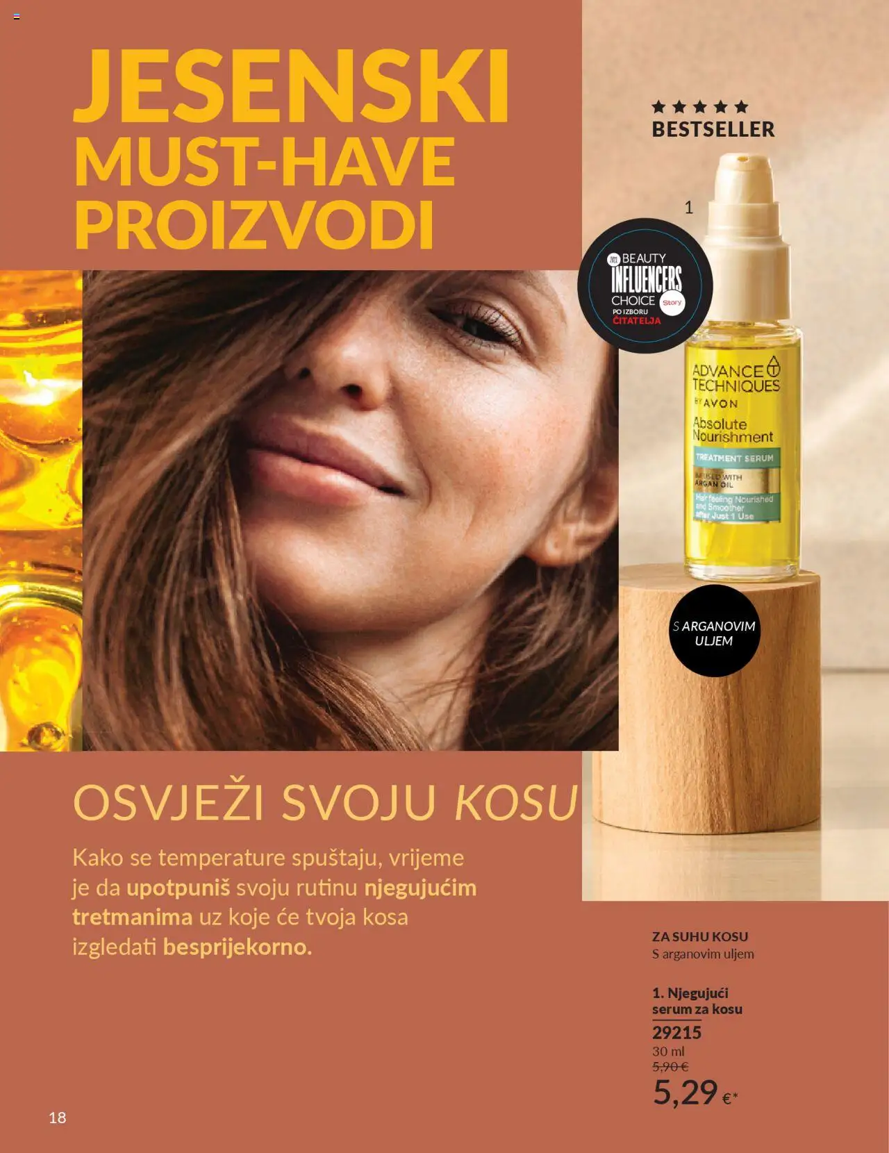 Avon katalog | vrijedi od 30.09.2025 | Stranica: 18 | Proizvodi: Serum za kosu