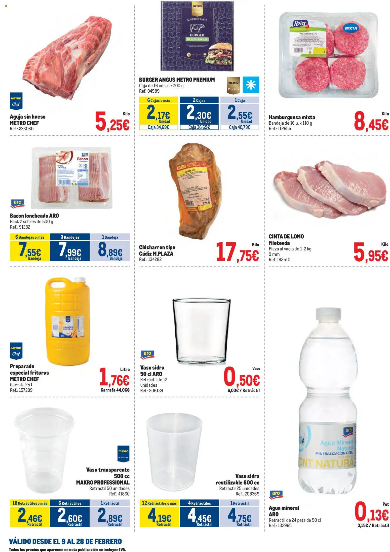 Makro - Carnaval Sur 2 │ válido desde el 09.02.2026 | Página: 3 | Productos: Σοκολατούχο γάλα, Bandeja, Agua mineral, Loncheado