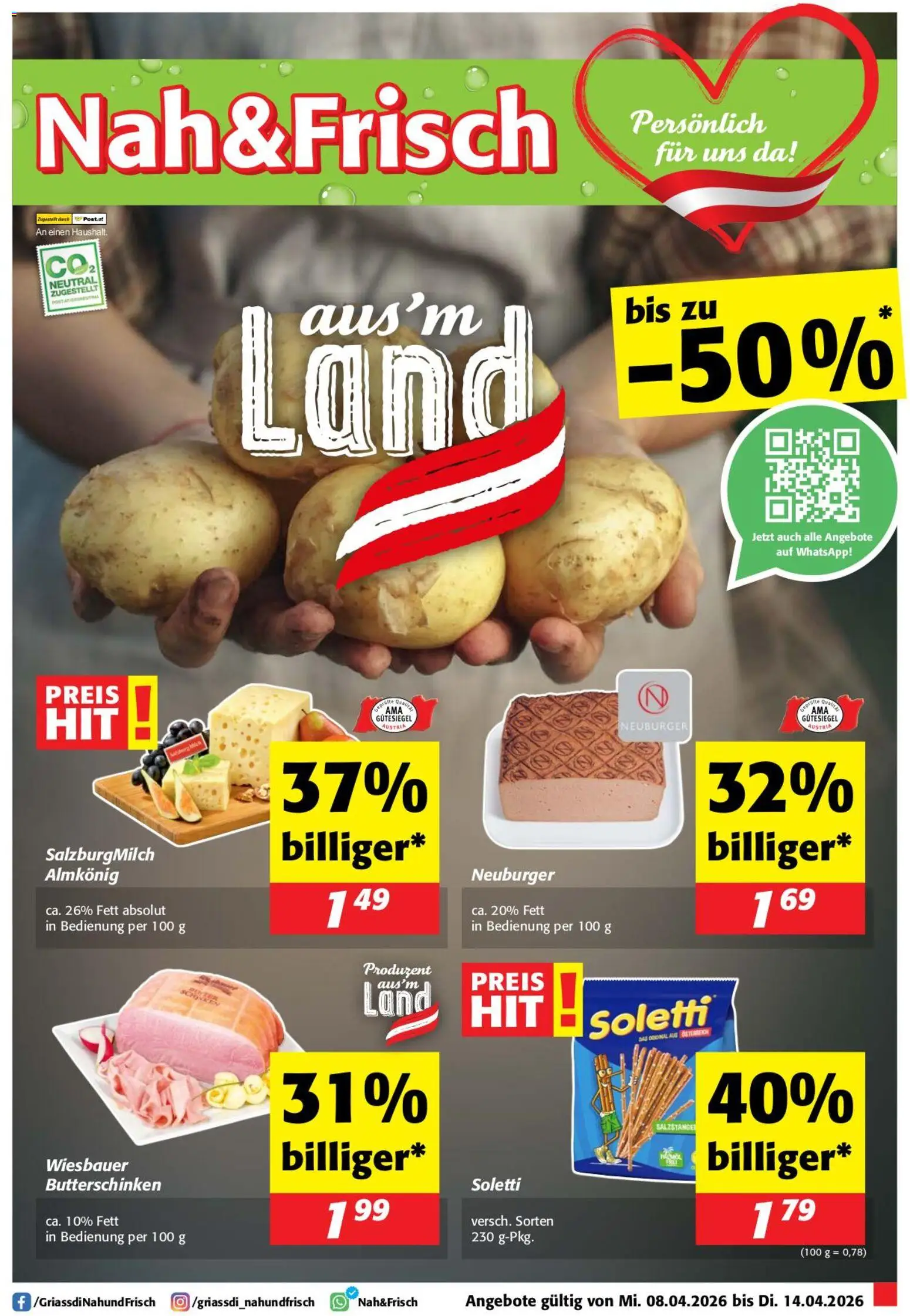 Nah und Frisch Flugblatt gültig ab 08.04.2026 | Seite: 1