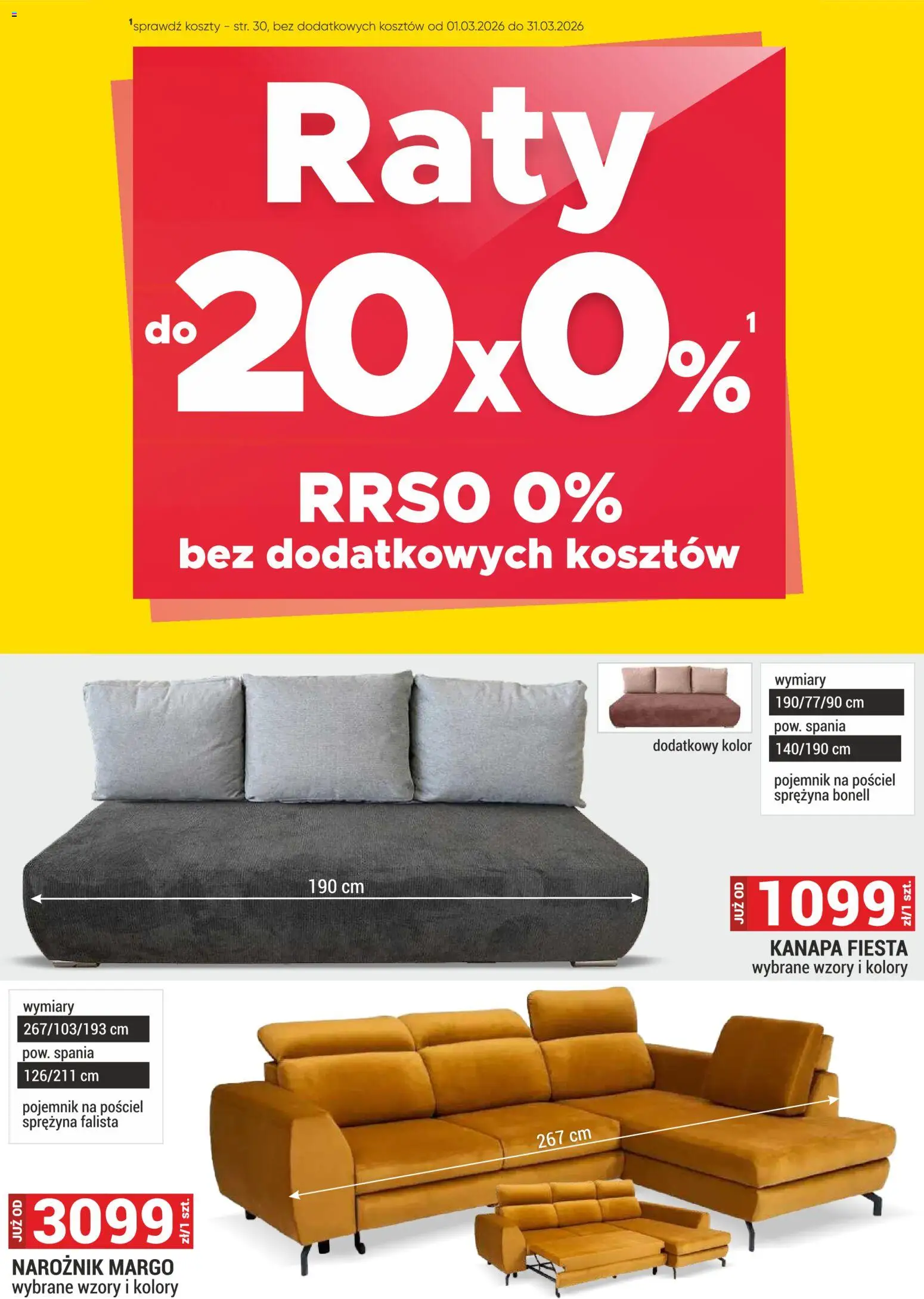 Merkury Market Gazetka - Meble, Wypoczynki, Materace od 01.03.2026 | Strona: 18 | Produkty: Pościel, Kanapa