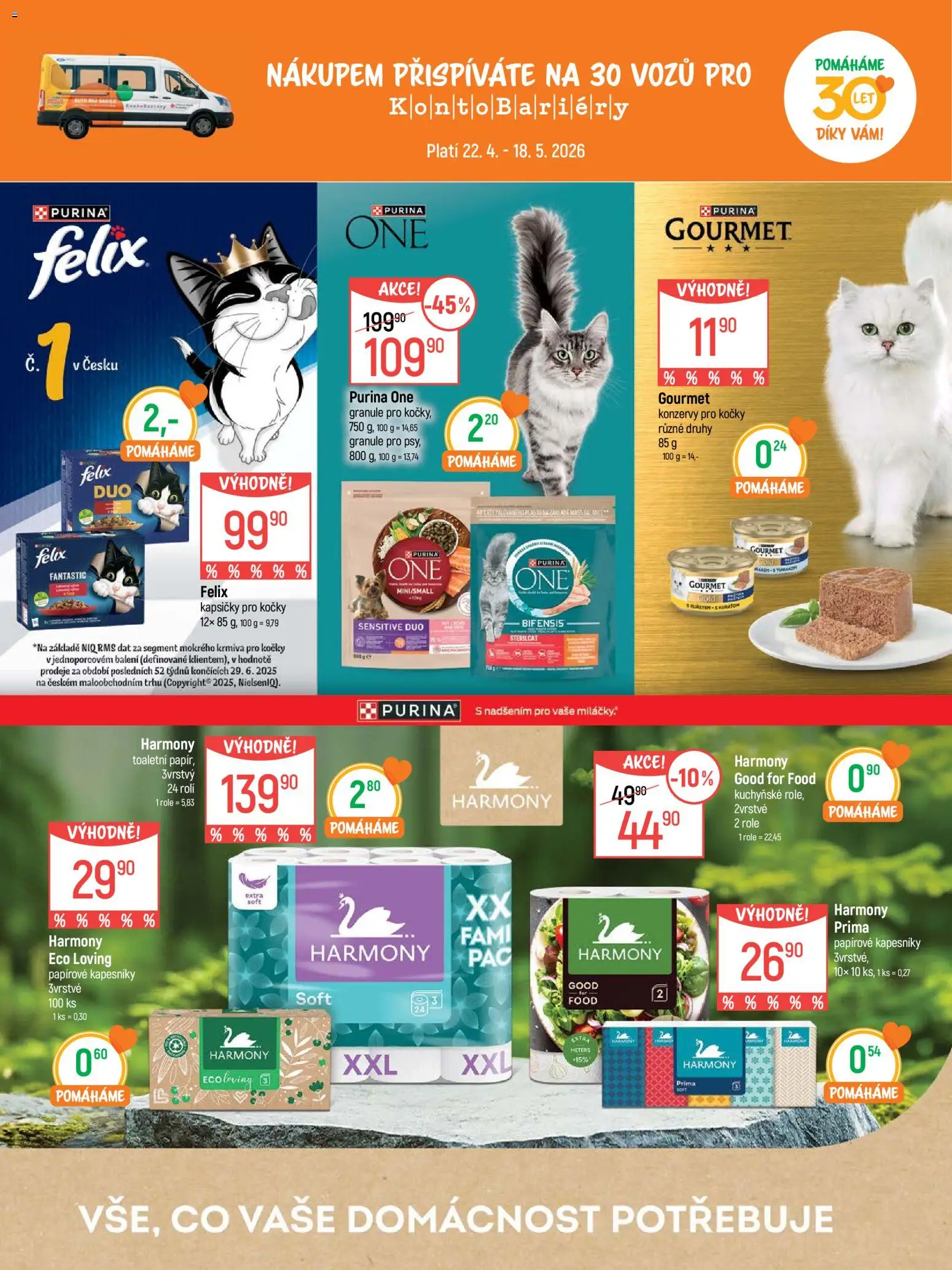Globus leták - Havířov od 22.04.2026 | Strana: 24 | Produkty: Gourmet, Purina, Granule, Purina one