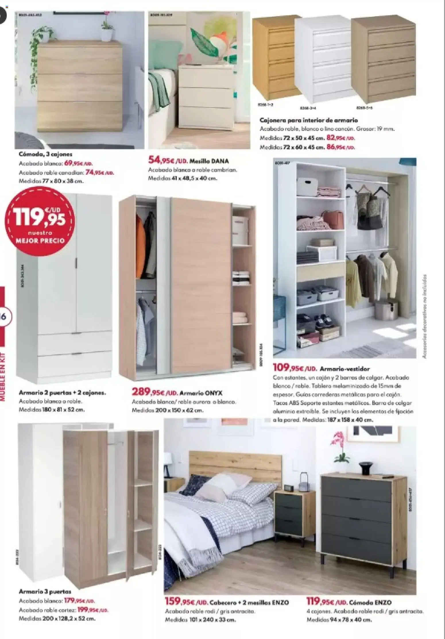 BricoCentro folleto │ válido desde el 26.01.2026 | Página: 18 | Productos: Tacos, Cajonera, Armario