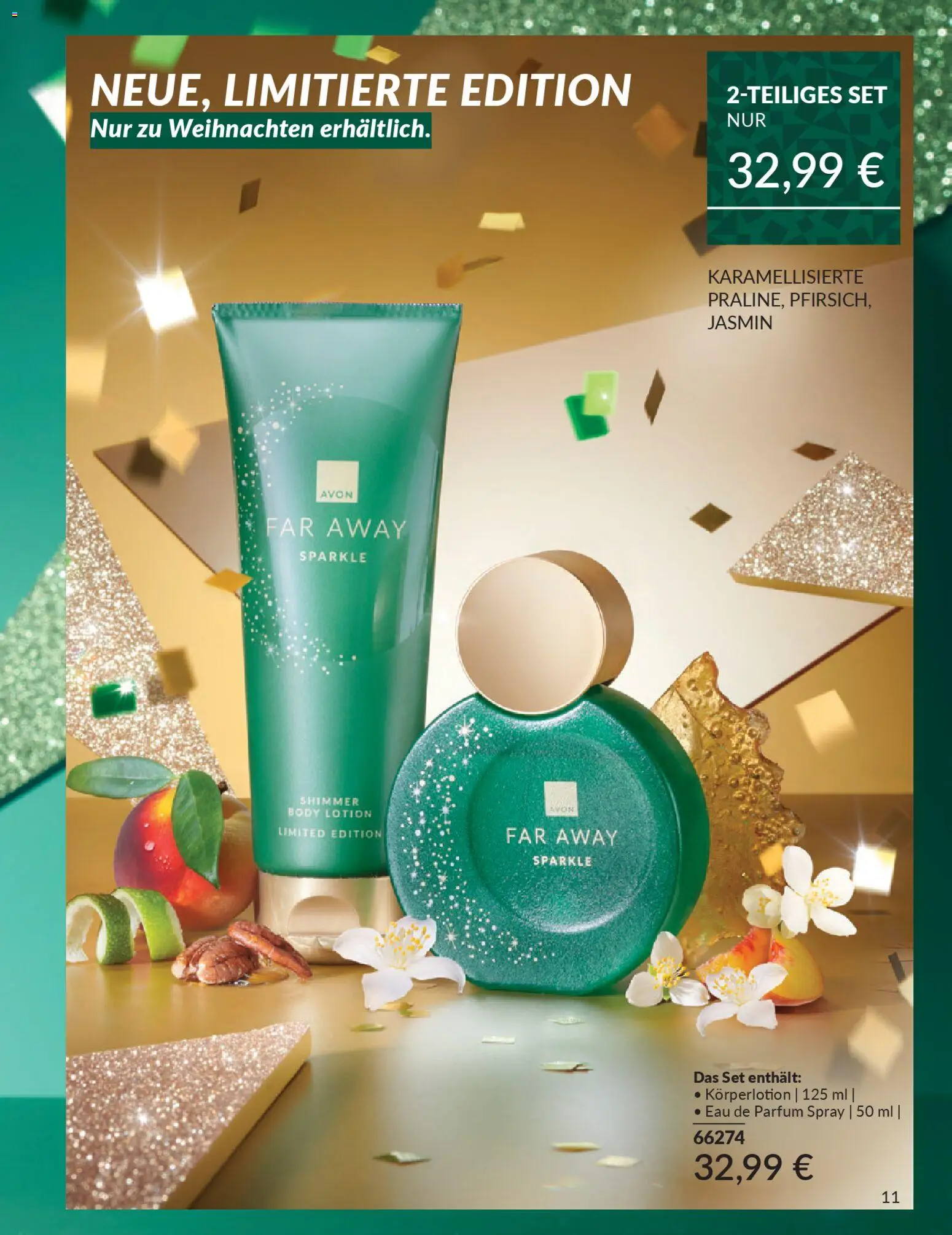 AVON Weihnachtsgeschenkideen – gültig ab 01.11.2025 | Seite: 11 | Produkte: Parfüm, Body Lotion, Körperlotion, Eau de Parfum