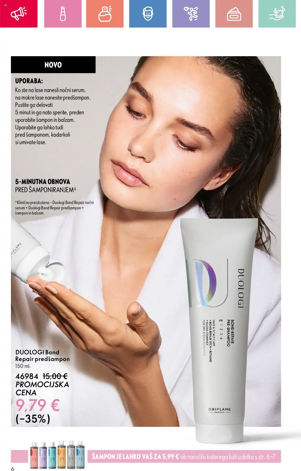Oriflame katalog 11 │ velja od 03.08.2025 | Stran: 6 | Izdelki: Sampon