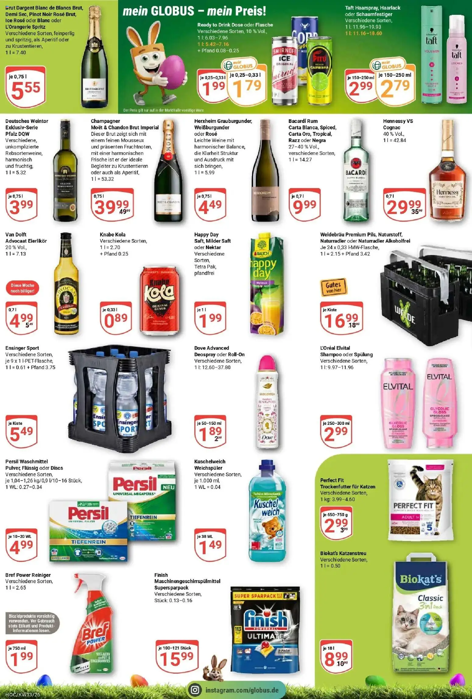 Globus prospekt Hockenheim	 – gültig ab 23.03.2026 | Seite: 4 | Produkte: Spülung, Weichspüler, Waschmittel, Persil