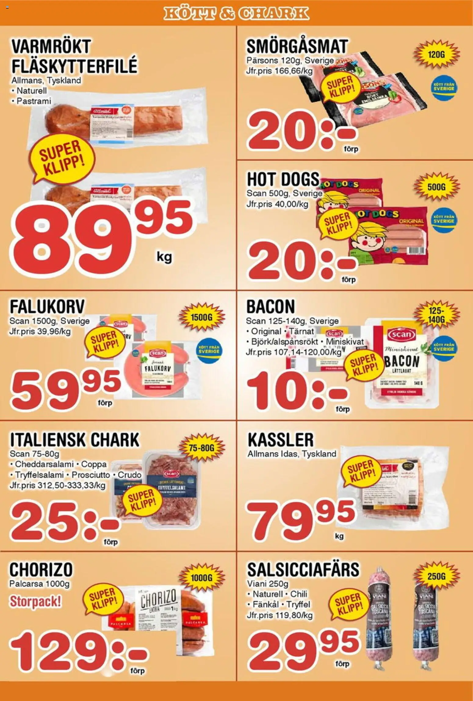 Nya Pulsen reklamblad aktuell från 15.12.2025 | Sida: 11 | Produkter: Kassler, Falukorv, Chorizo, Fänkål