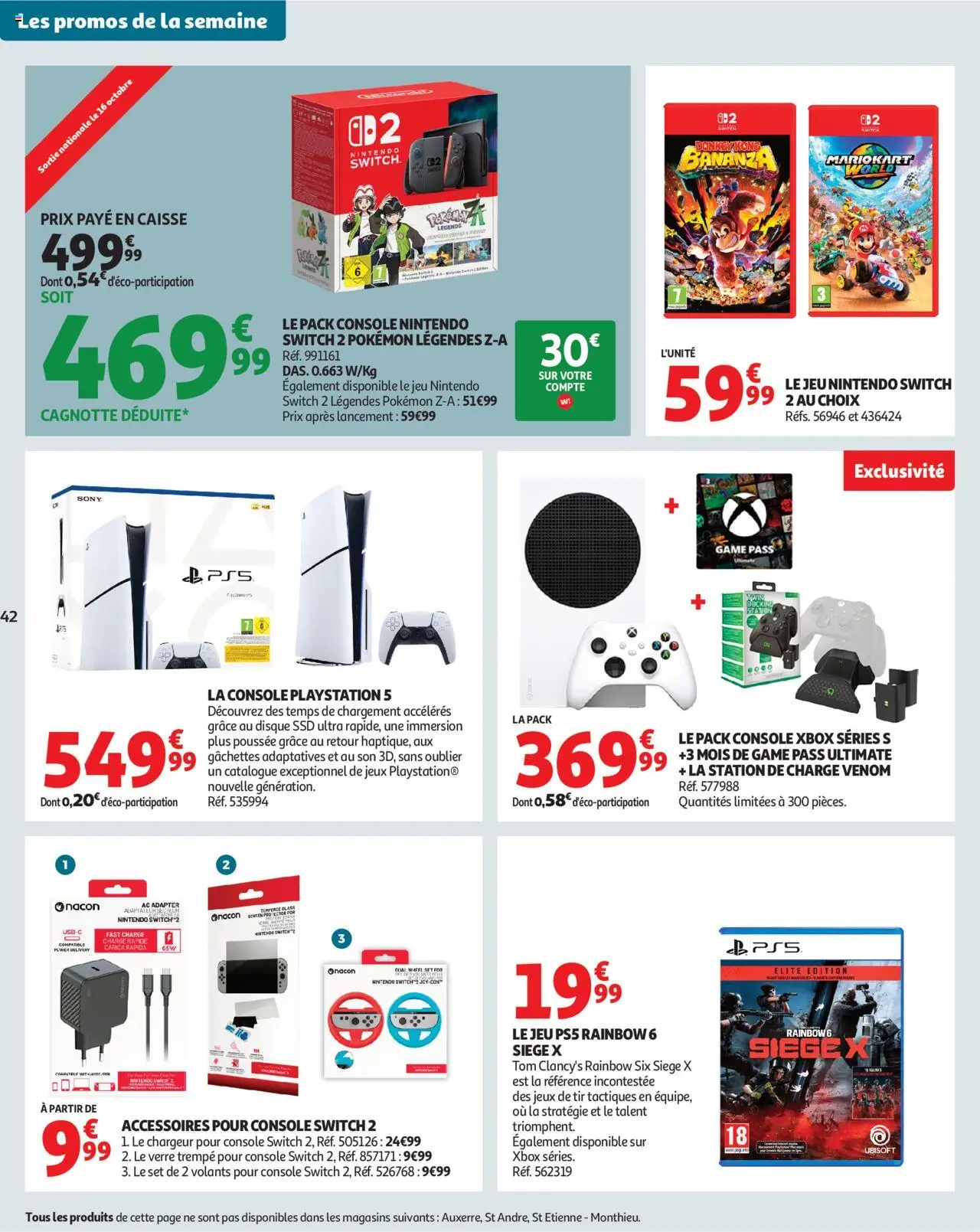 {H1} | Pagina: 42 | Producten: Playstation, Xbox, Adapter, La