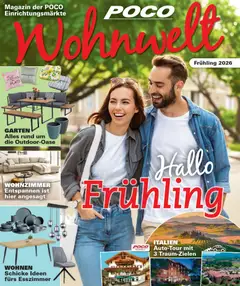 Poco Prospekt Wohnwelt Frühling 2026 ab 16.02.2026 gültig