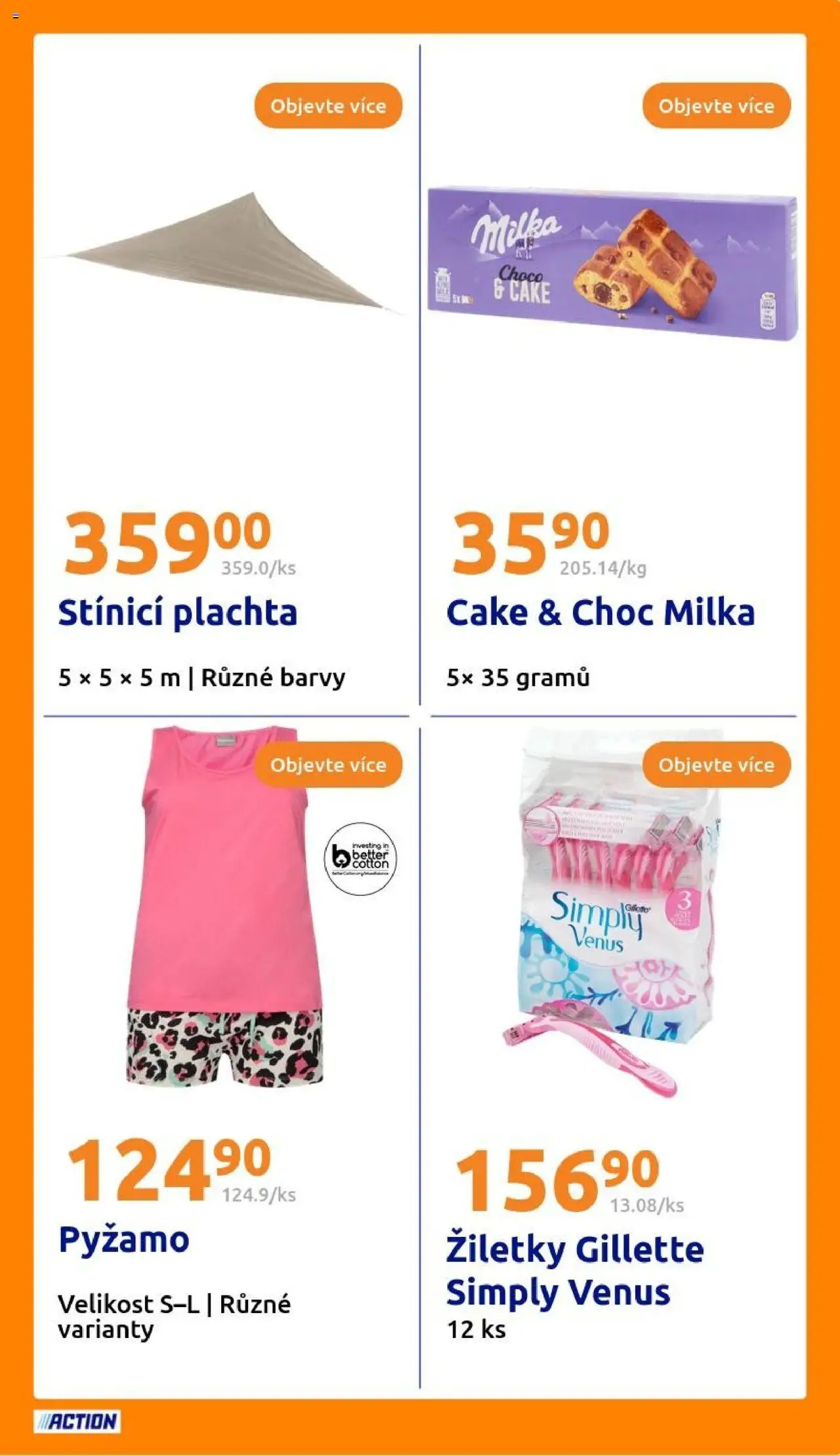 Action leták od 18.06.2025 | Strana: 21 | Produkty: Milka, Barvy, Stínící plachta, Plachta