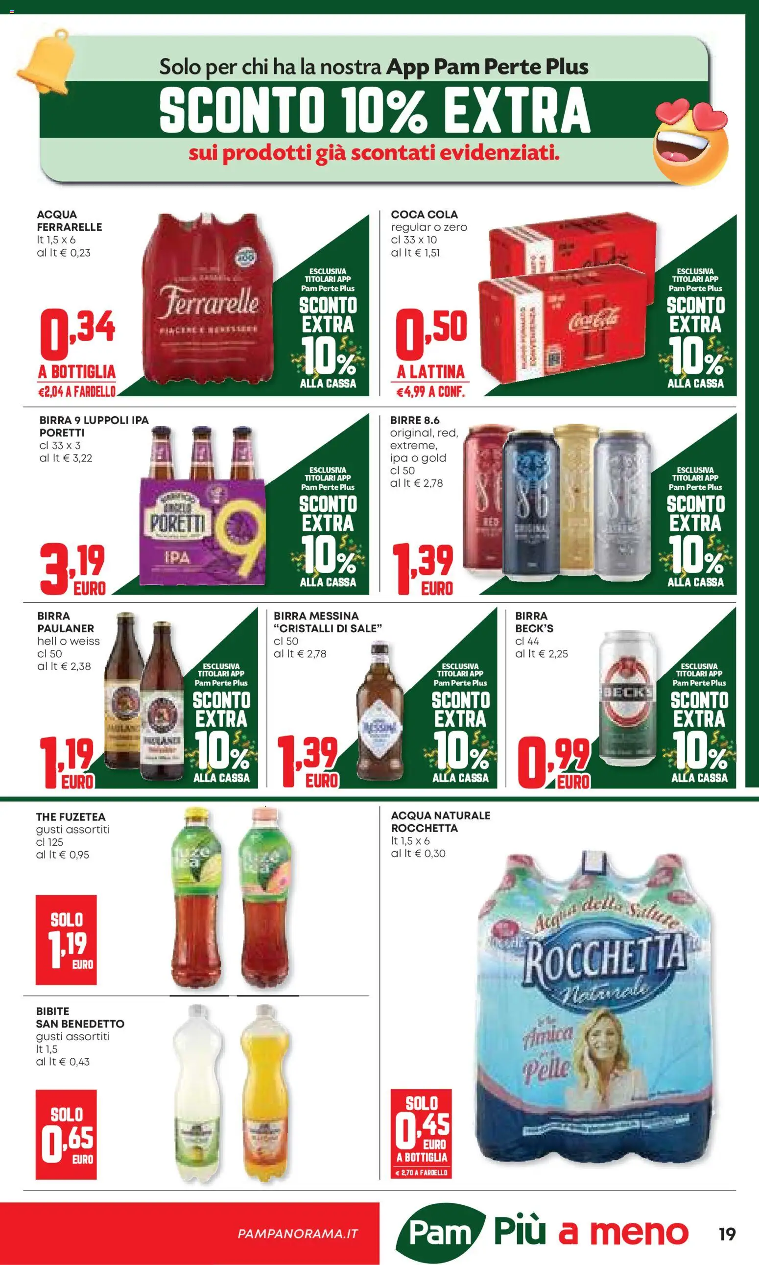 Volantino Panorama del 06.11.2025 | Pagina: 19 | Prodotti: Birra, Sale, The, Birra messina