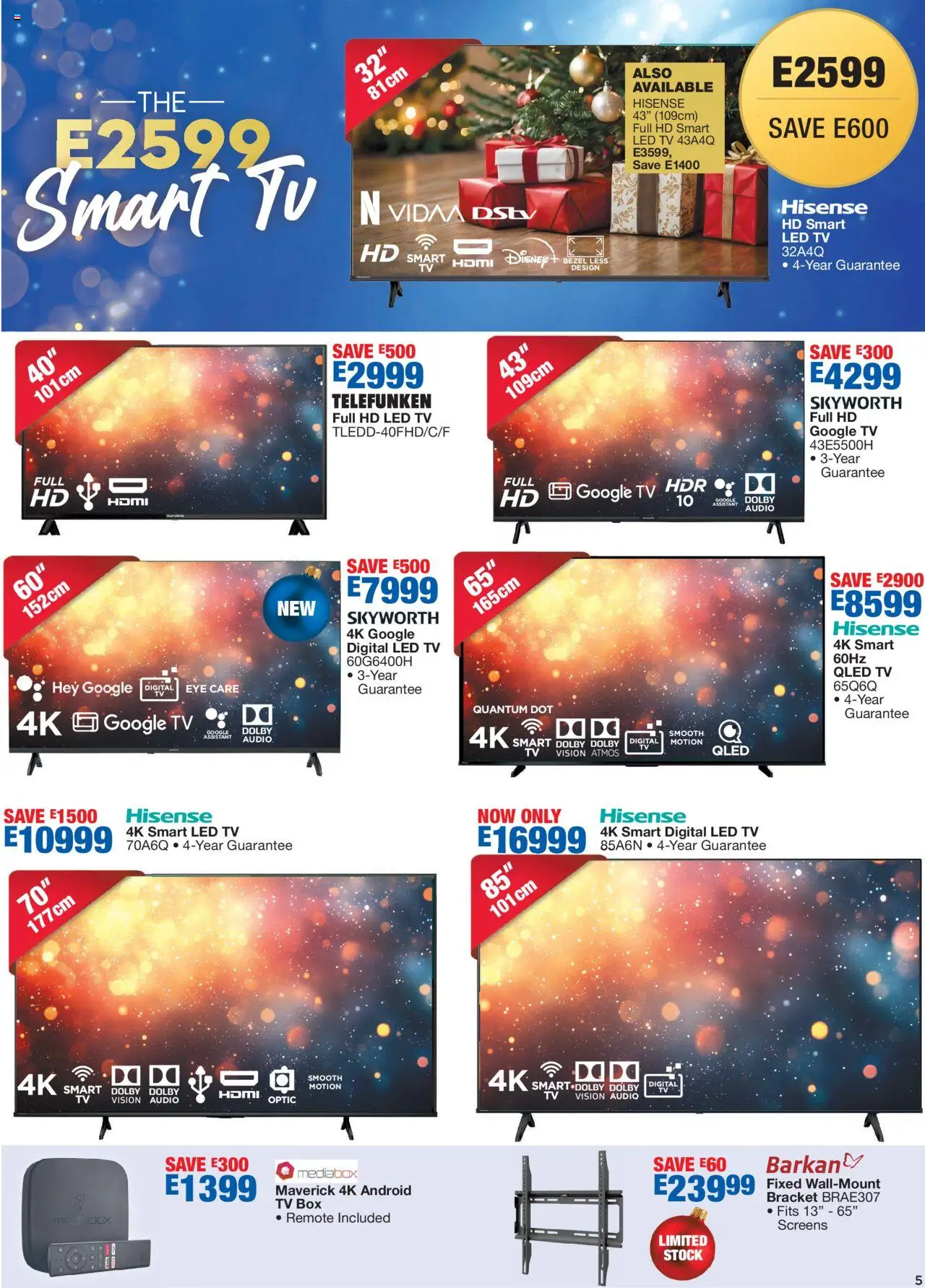 New OK Furniture catalogue – valid from 20.10.2025 | Page: 5 | Products: Audio, TV, Remote, Stock