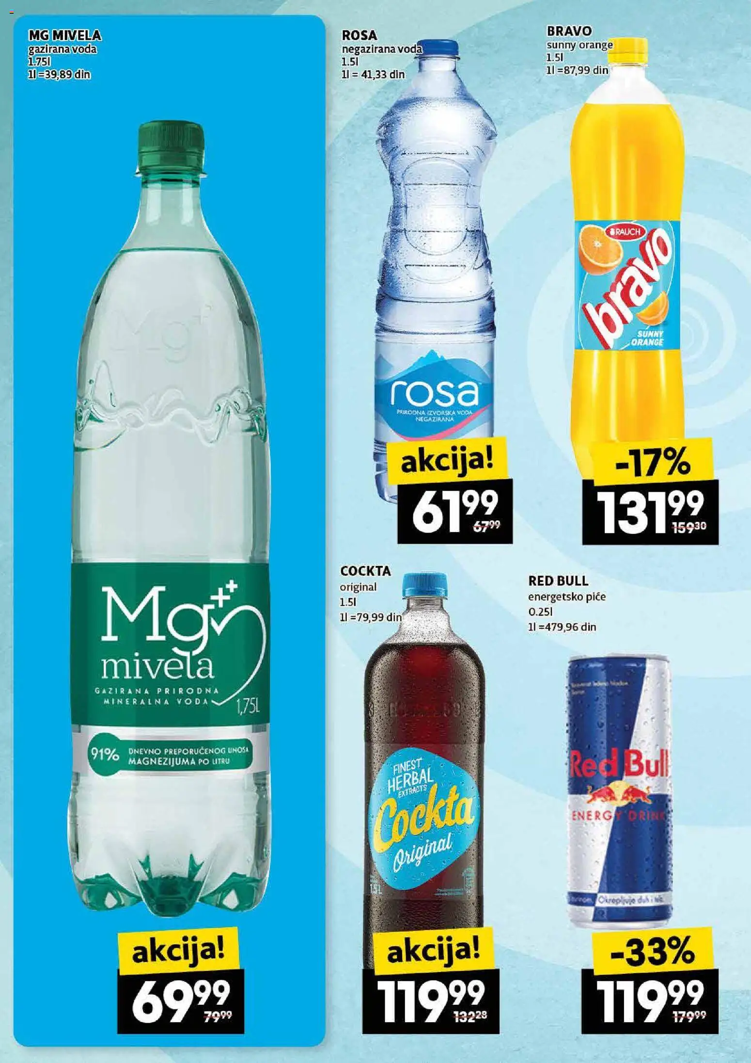 Idea katalog - važi od 22.01.2026 | Strana: 26 | Proizvode: Negazirana voda, Voda, Mineralna voda, Red Bull