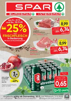 Spar Flugblatt ab 20.11.2025 gültig
