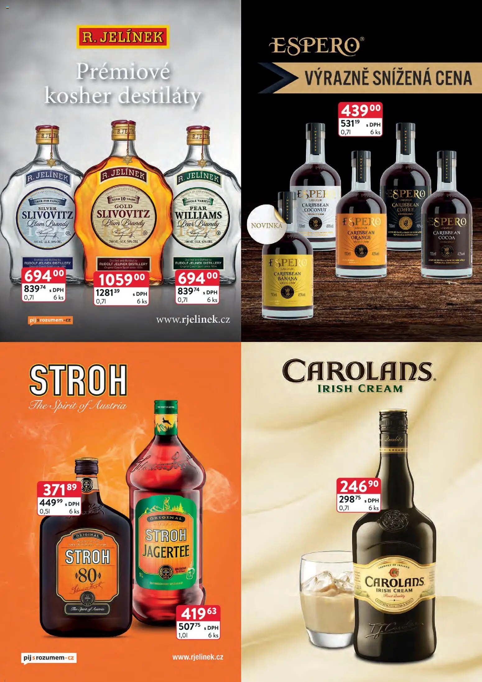 Astur & Qanto leták - Velkoobchod 12/2025 od 01.12.2025 | Strana: 25 | Produkty: Brandy, Stroh Jagertee, Irish cream, Jelínek