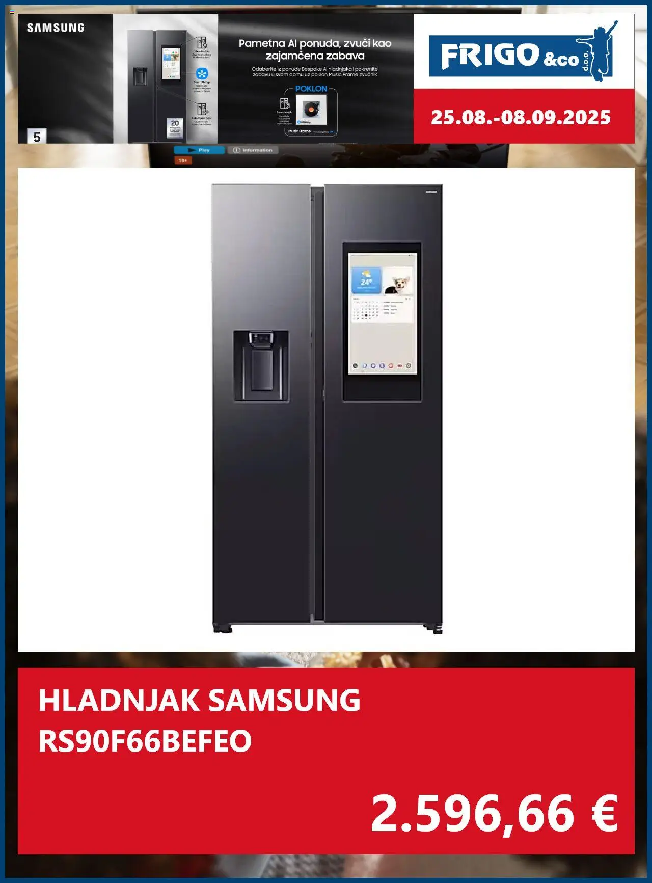 FRIGO & Co. katalog | vrijedi od 25.08.2025 | Stranica: 3 | Proizvodi: Zvučnik, Hladnjak